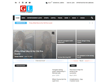 Tablet Screenshot of gossipliberia.com